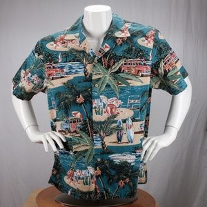 Woody Wagon Aloha Hawaiian Shirt by RJC